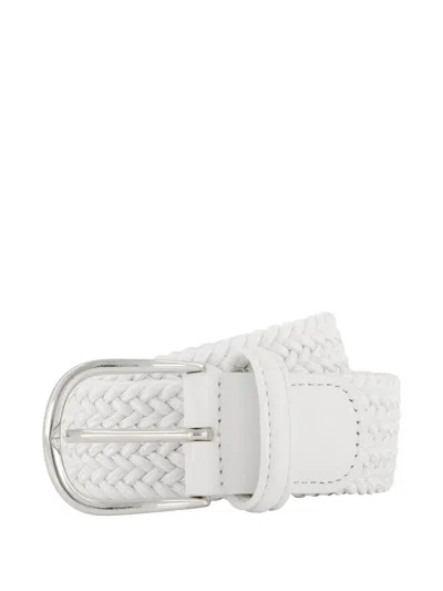 Anderson's Leather Belt In White