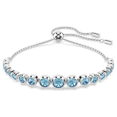 Swarovski Imber Tennis Bracelet In Blue