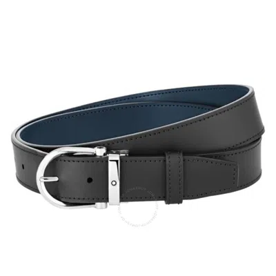 Montblanc Logo Belt In Black