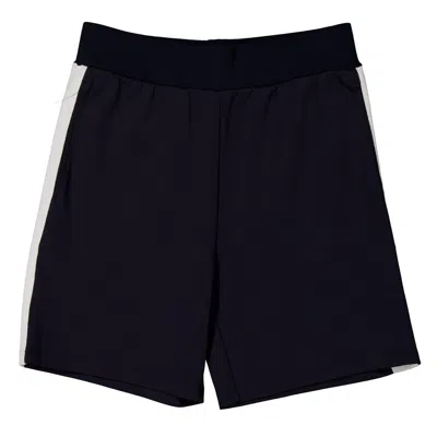 Bally Contrast Side Stripe Athletic Shorts In Blue