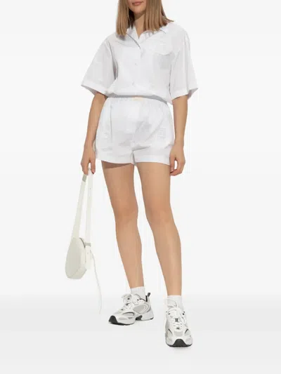 Lacoste Storm 96 2k Mesh-panelled Sneakers In White