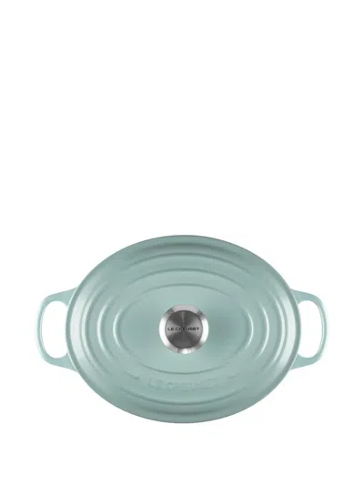Le Creuset Cocotte Cast Iron Round Casserole Dish In Blue