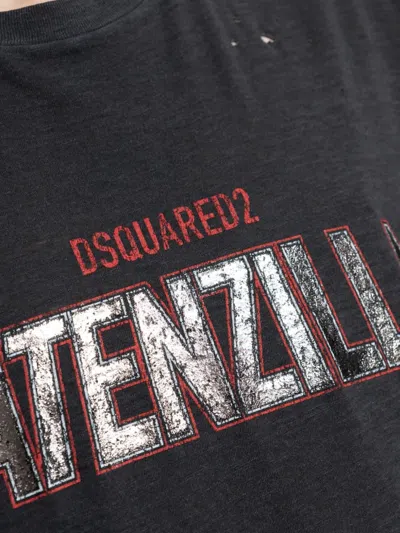 Dsquared2 Short Sleeve T-shirt In Grey