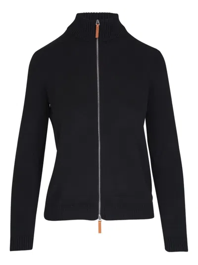Lafayette 148 Petite Cotton-silk Tape Knit Bomber In Black