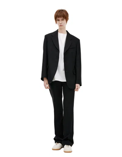 The Row Single-breasted Wool Blazer In Black