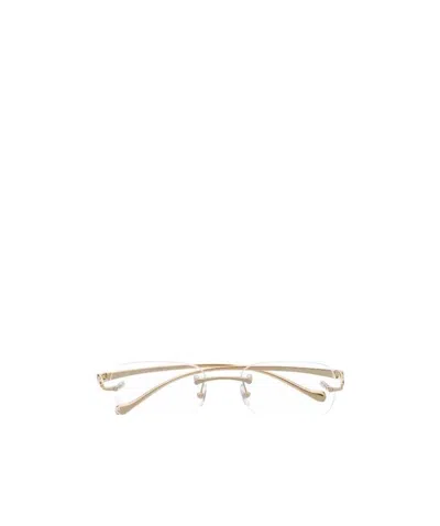 Cartier Panthère Rectangular Frame Glasses In Multi