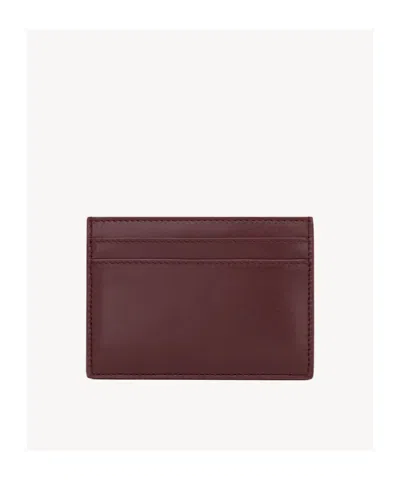 Saint Laurent Paris Card Case In Box  In Red