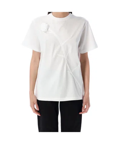 Coperni Rose T-shirt In White