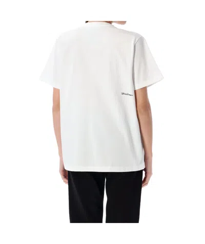 Coperni Rose T-shirt In White