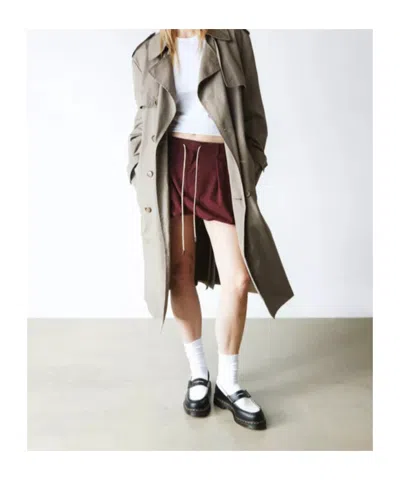 Dr. Martens Penton Two-tone Penny Loafer In Olive And White Classic Calf