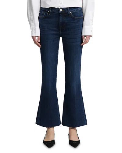 7 For All Mankind Dojo Mid Rise Cropped Flare Jeans In Yuma In Gilbert