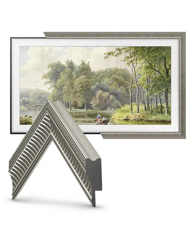Deco Tv Frames 32 Slim Frame For Samsung The Frame Tv 2021-2024 In Silver