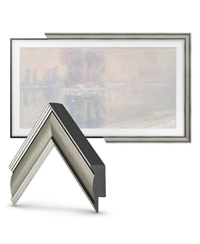 Deco Tv Frames 32 Slim Frame For Samsung The Frame Tv 2021-2024 In Industrial Nickle