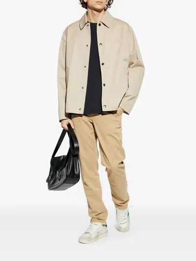 Rag & Bone Dagger Embroidered T-shirt In Black