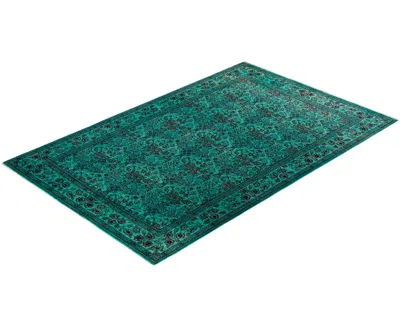 Adorn Hand Woven Rugs Fine Vibrance M695 4'8''x7'4'' Area Rug In Blue