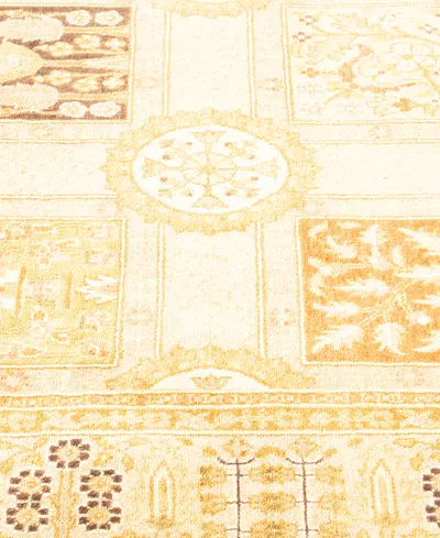 Adorn Hand Woven Rugs Mogul M1503 3'x9'2'' Runner Area Rug In Ivory