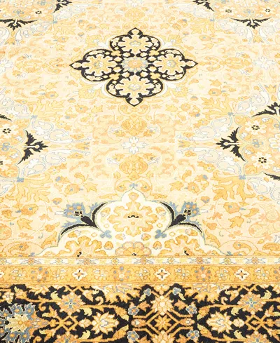 Adorn Hand Woven Rugs Mogul M1398 6'1''x13'1'' Area Rug In Yellow
