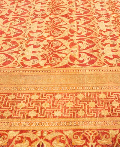 Adorn Hand Woven Rugs Mogul M1591 10'3''x14'9'' Area Rug In Orange