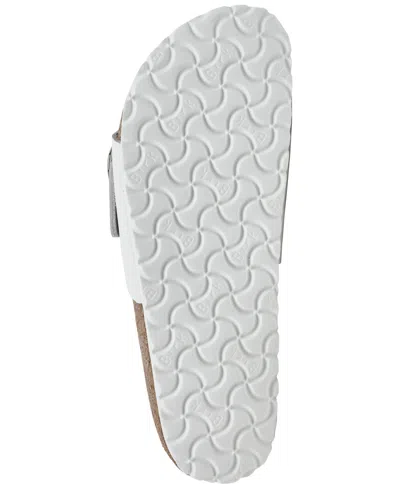 Birkenstock Madrid Narrow Big Buckle Leather Sandal In White