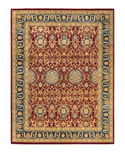 Adorn Hand Woven Rugs Mogul M1255 9'2''x11'10'' Area Rug In Red