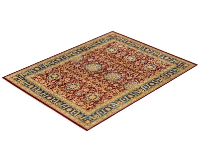 Adorn Hand Woven Rugs Mogul M1255 9'2''x11'10'' Area Rug In Red