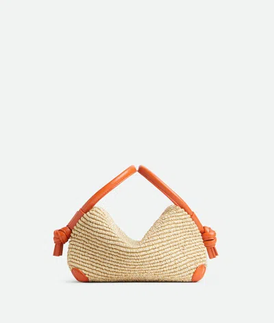 Bottega Veneta Loop Top Handle In Natural/burned Orange