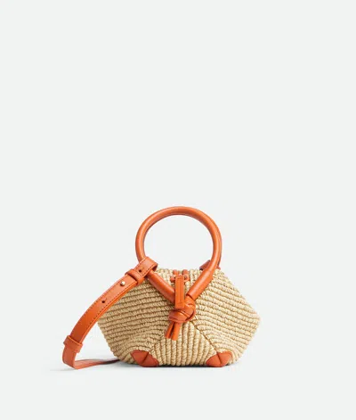 Bottega Veneta Loop Top Handle In Natural/burned Orange
