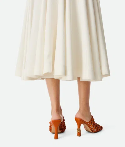 Bottega Veneta Knotted Weave Pump In Burned Orange