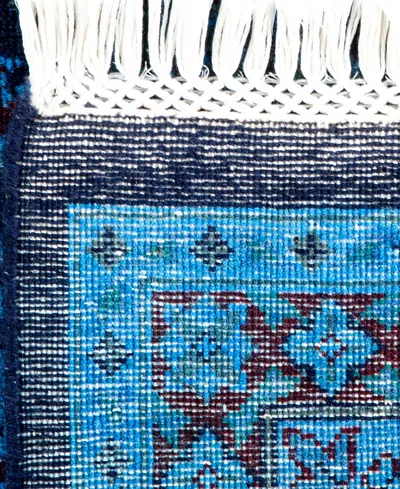 Adorn Hand Woven Rugs Fine Vibrance M1688 6'1''x9'3'' Area Rug In Light Blue