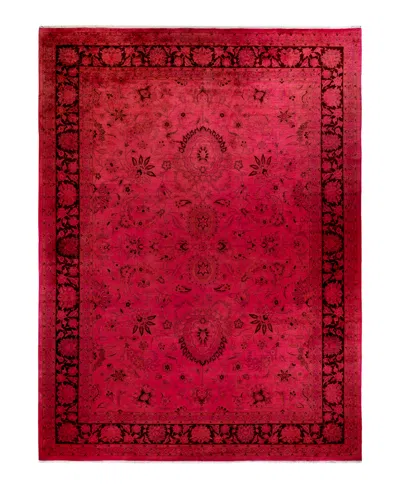 Adorn Hand Woven Rugs Fine Vibrance M1342 9'2''x12'4'' Area Rug In Pink