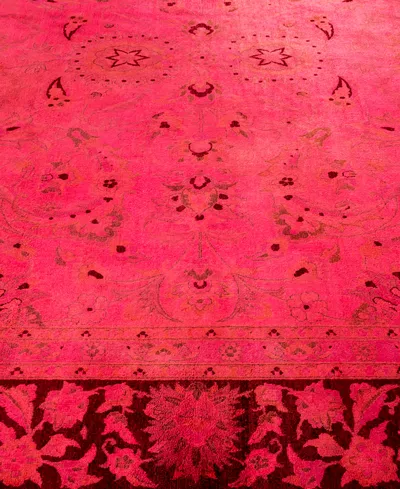 Adorn Hand Woven Rugs Fine Vibrance M1342 9'2''x12'4'' Area Rug In Pink