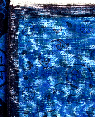 Adorn Hand Woven Rugs Fine Vibrance M1306 4'2''x6' Area Rug In Blue