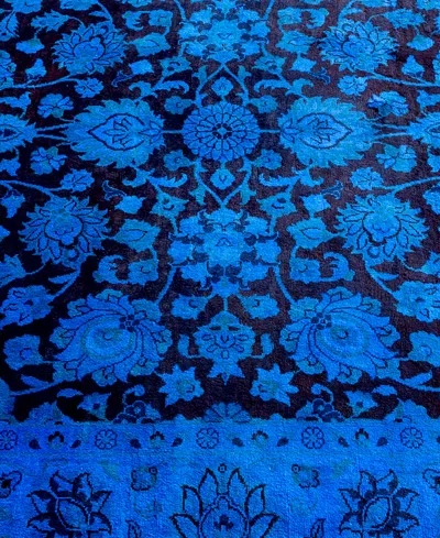 Adorn Hand Woven Rugs Fine Vibrance M1306 4'2''x6' Area Rug In Blue