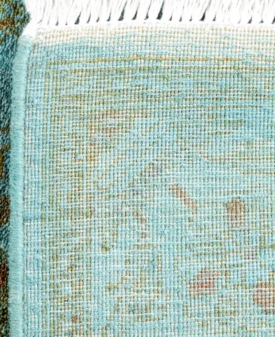 Adorn Hand Woven Rugs Fine Vibrance M1589 2'8''x10'5'' Runner Area Rug In Blue