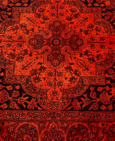 Adorn Hand Woven Rugs Fine Vibrance M1113 3'2''x5'1'' Area Rug In Orange