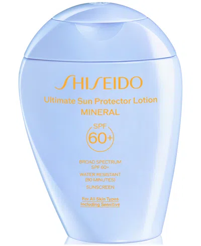 Shiseido Ultimate Sun Protector Lotion Mineral Spf 60+ In No Color
