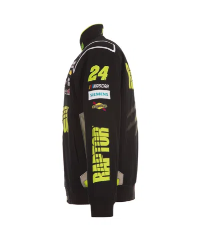 Jh Design Men's Black William Byron Raptor Full-snap Twill Uniform Jacket In Black