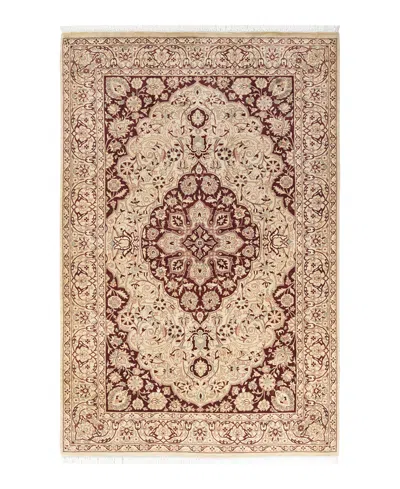 Adorn Hand Woven Rugs Mogul M1120 4'8''x7'2'' Area Rug In Ivory