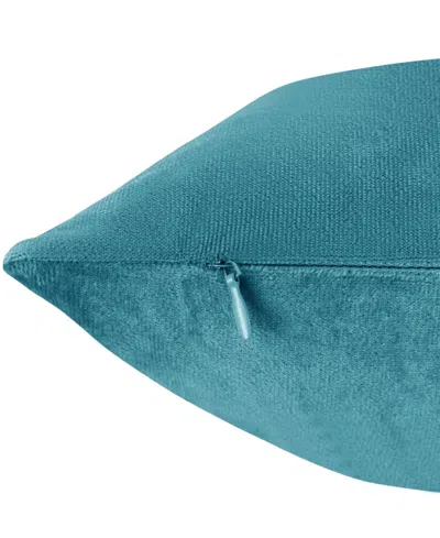Nestl Elegant Velvet Removeable Cover 2-pack Decorative Pillows, 26" X 26" In Teal Blue