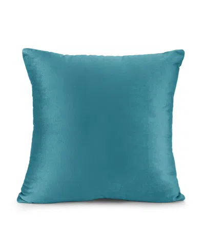 Nestl Elegant Velvet Removeable Cover 2-pack Decorative Pillows, 26" X 26" In Teal Blue
