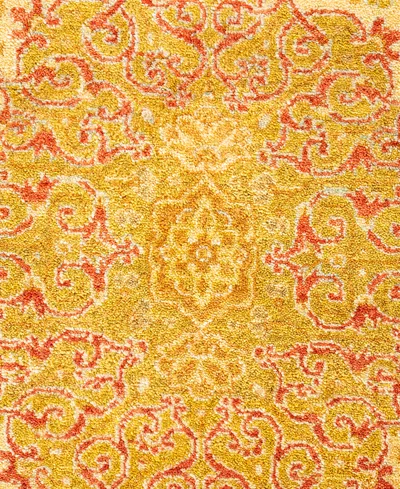 Adorn Hand Woven Rugs Mogul M1322 4'8''x7'1'' Area Rug In Orange
