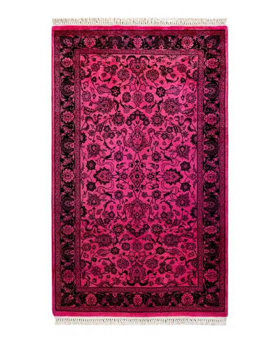 Adorn Hand Woven Rugs Fine Vibrance M695 3'1''x5'1'' Area Rug In Pink