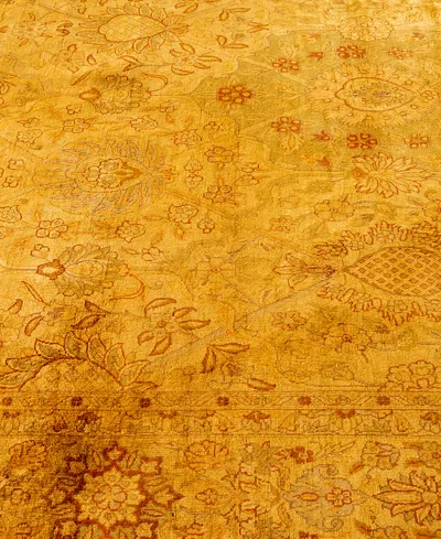 Adorn Hand Woven Rugs Fine Vibrance M1252 6'3''x12'3'' Area Rug In Gold