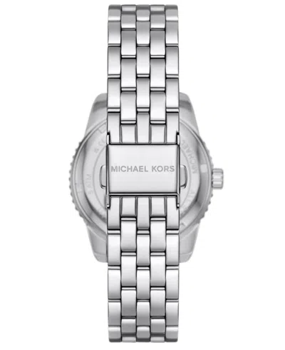 Michael Kors Women's Ritz Silver Dial Watch In Silver-tone