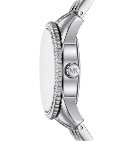 Michael Kors Women's Ritz Silver Dial Watch In Silver-tone