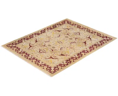 Adorn Hand Woven Rugs Mogul M1261 9'1''x11'8'' Area Rug In Yellow