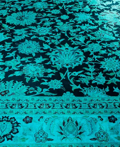 Adorn Hand Woven Rugs Fine Vibrance M1252 9'2''x12'5'' Area Rug In Black