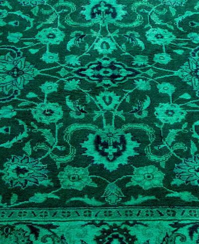Adorn Hand Woven Rugs Fine Vibrance M1020 3'2''x5'2'' Area Rug In Green