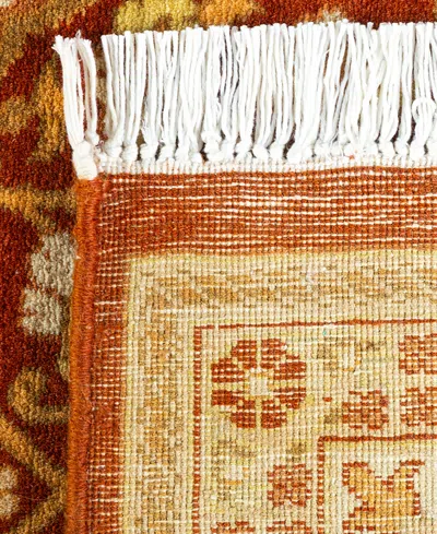 Adorn Hand Woven Rugs Mogul M1552 5'1''x10'7'' Area Rug In Orange