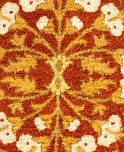 Adorn Hand Woven Rugs Mogul M1552 5'1''x10'7'' Area Rug In Orange